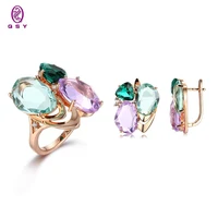 qsy free shipping rings for women earrings for women unusual jewelry sets cute wedding for women fashion ring sets 2021 trend