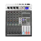 Freeboss ADM-GBR6 48V Phantom Power Repaeat Effect USB функция Bluetooth караоке DJ консоль 99DSP микшер аудио 6-канальный