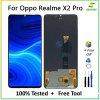 6 5 super amoled lcd screen for oppo realme x2 pro lcd display screen touch panel screen digitizer for oppo rmx 1931