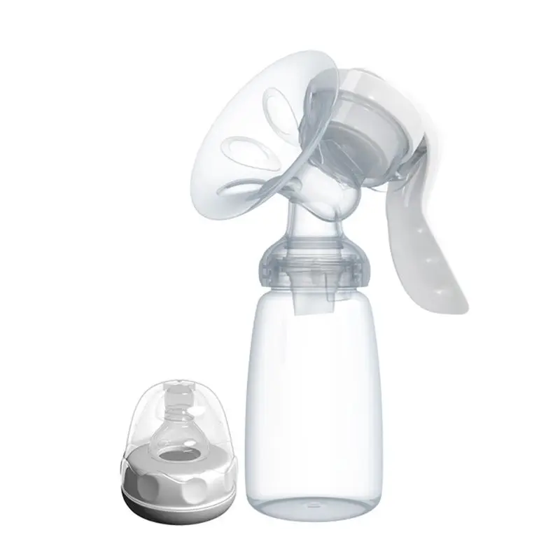 

Handy Manual Breast Pump Powerful Baby Nipple Suction Feeding Milk Bottles for Travel