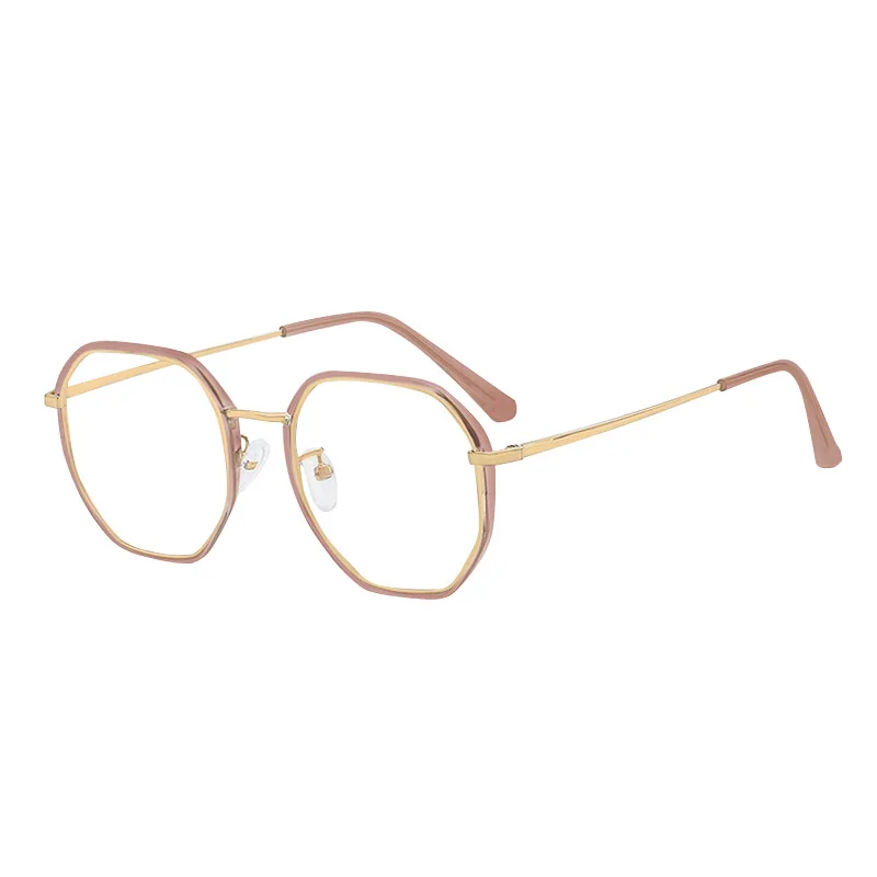 

-1.0 -1.5 -2.0 To -6.0 Fashion Anti Blue Light Glasses Frame with Degree Round Women Myopia Lens Nearsighted Women Men Glasses