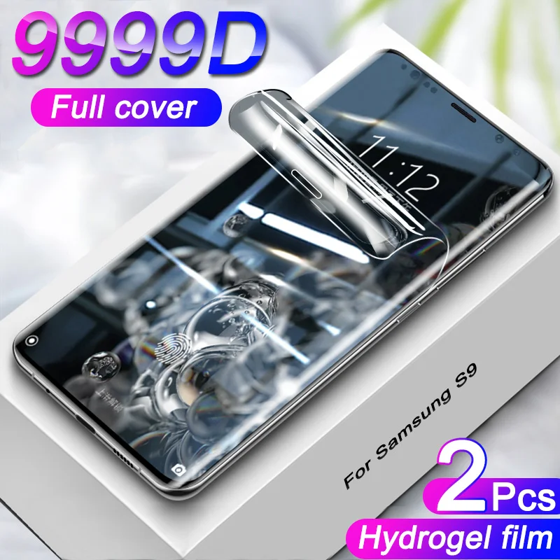

Full Cover Curved Screen Protector On For Samsung Galaxy S9 S8 S10 S20 Plus Hydrogel Film For Samsung A50 A70 A71 Film Not Glass