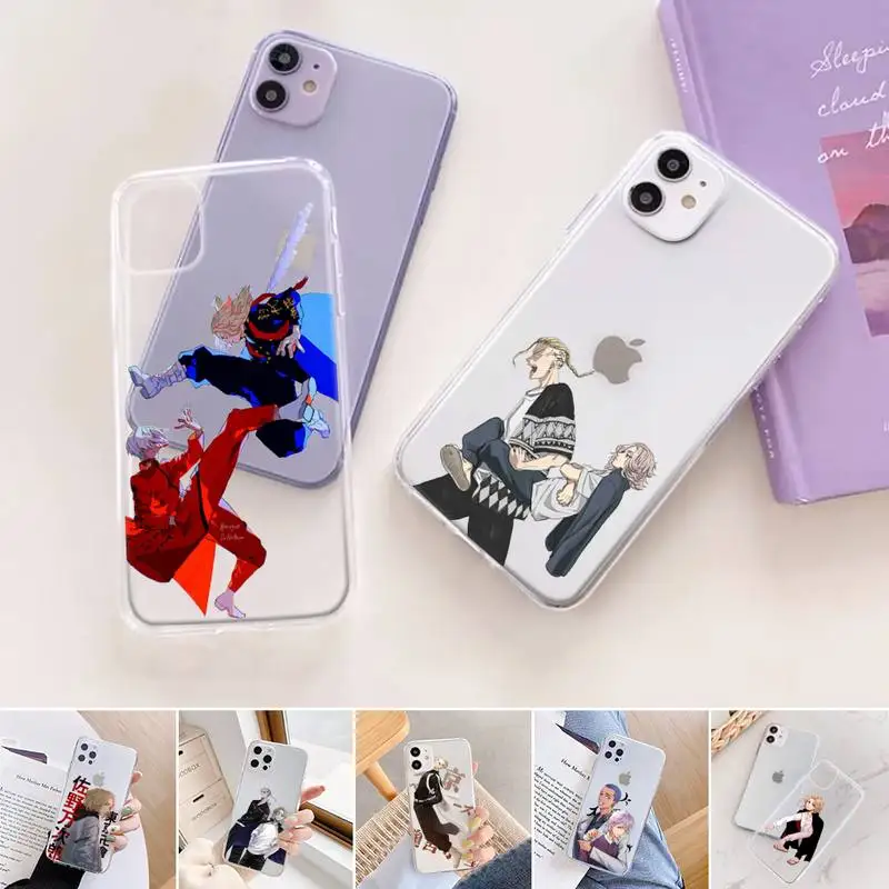

Tokyo Revengers Phone Case For iphone 12 11 mini x xs xr pro max 8 7 6s 6 5 5s 5c se plus Transparent soft