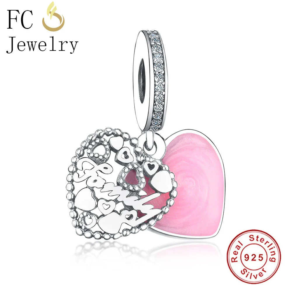 FC Jewelry Fit оригинальный брендовый браслет с подвеской из стерлингового серебра 925