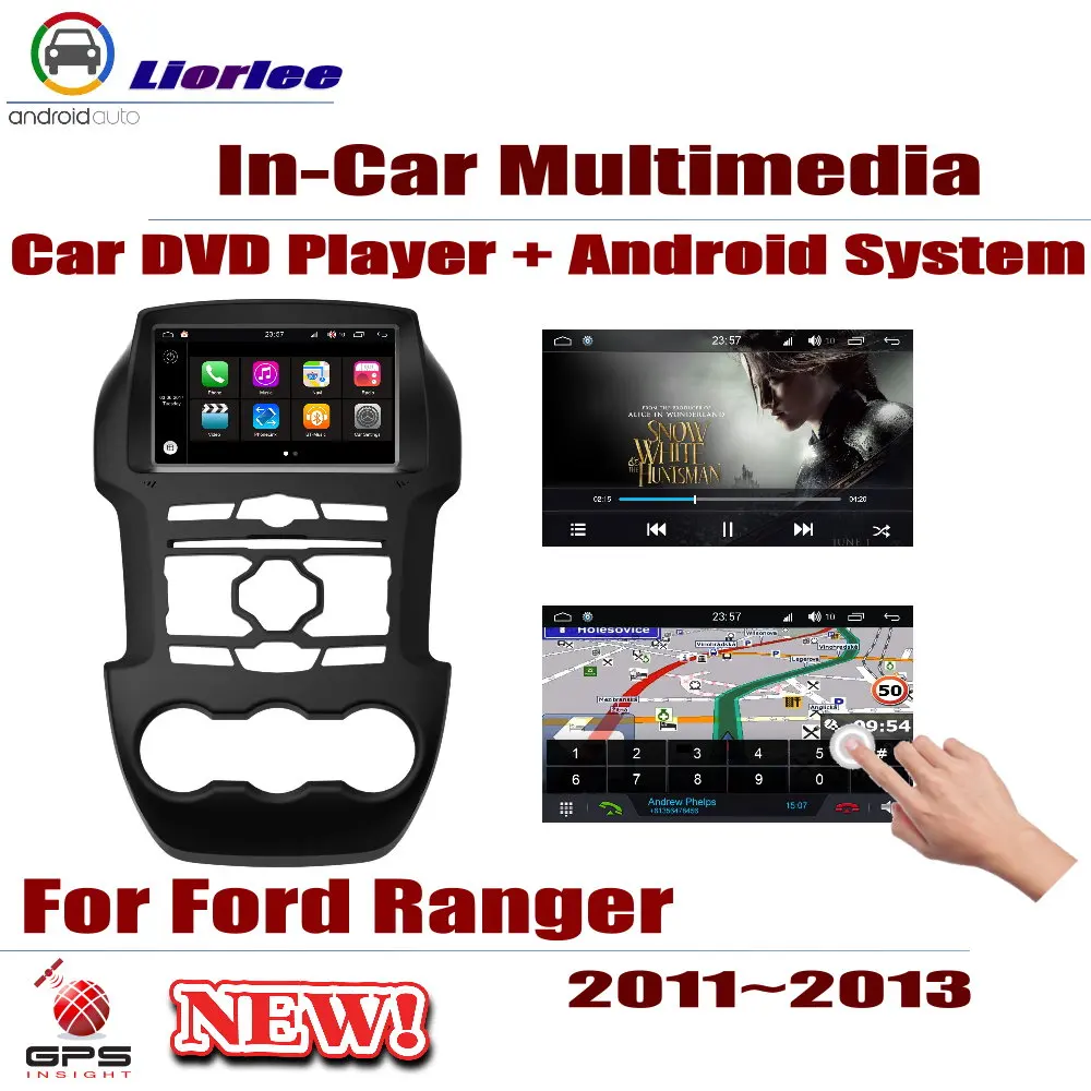 Для Ford Ranger 2011-2013 автомобильный Android плеер DVD GPS навигационная система HD экран Радио