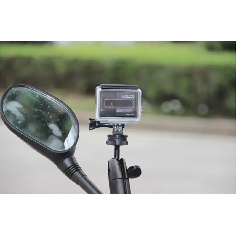 Алюминиевый кронштейн для крепления на зеркало заднего вида в мотоцикле