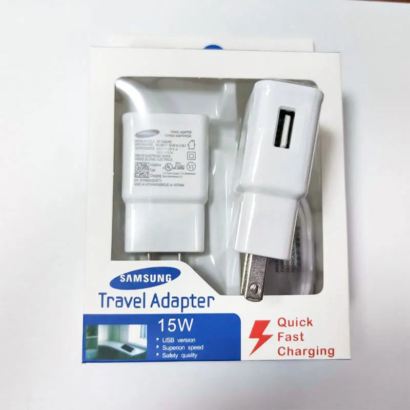 Samsung Galaxy US Plug быстрое зарядное устройство адаптер Быстрая зарядка 1 2 M type C кабель