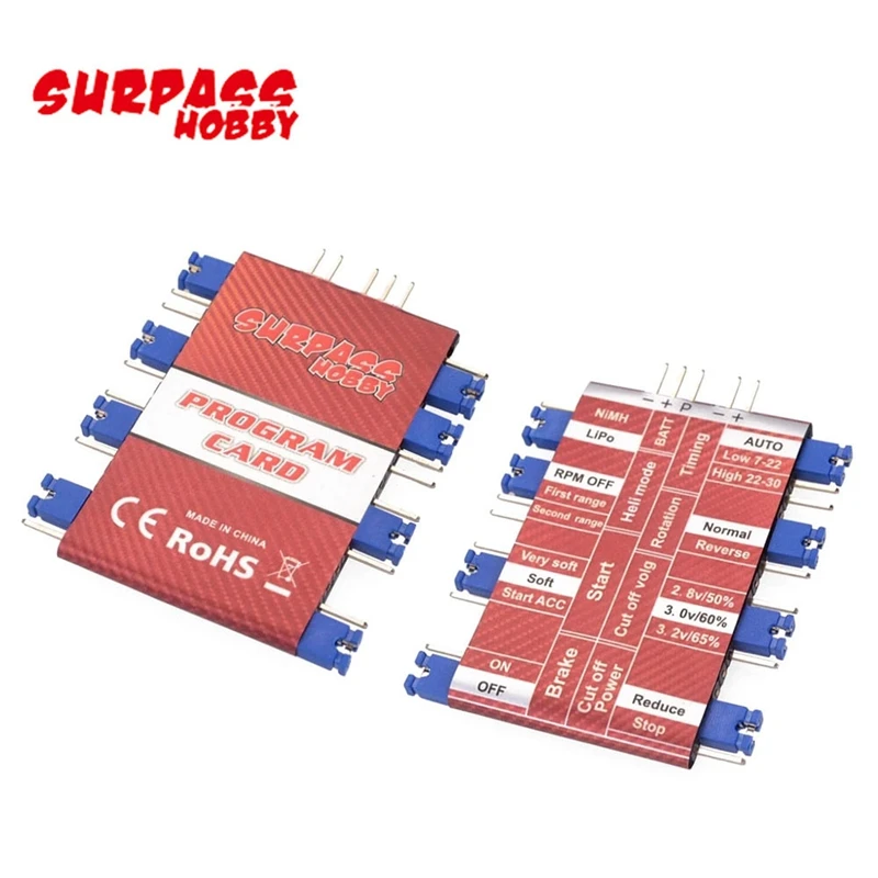 

SURPASS HOBBY Waterproof 2948 Motor & Water Cooling Jacket & 50A Brushless ESC Programming Card for RC Boat RC Accessories