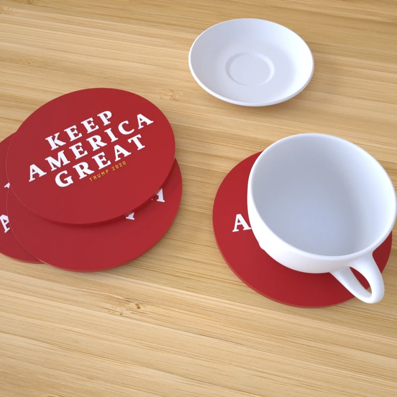 Персонализированные стеклянные подставки из мягкой резины для вечеринок | Дом и