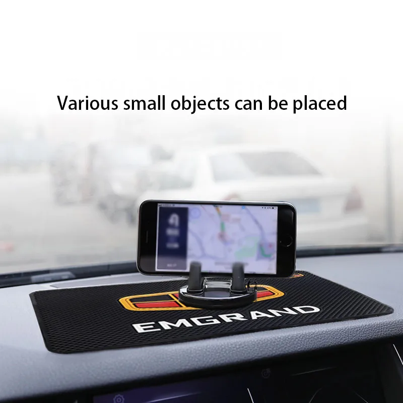 

Car anti-slip mat for car Silicone Car high-viscosity perfume seat cushion EMGRAND-logo anti-slip mat for car