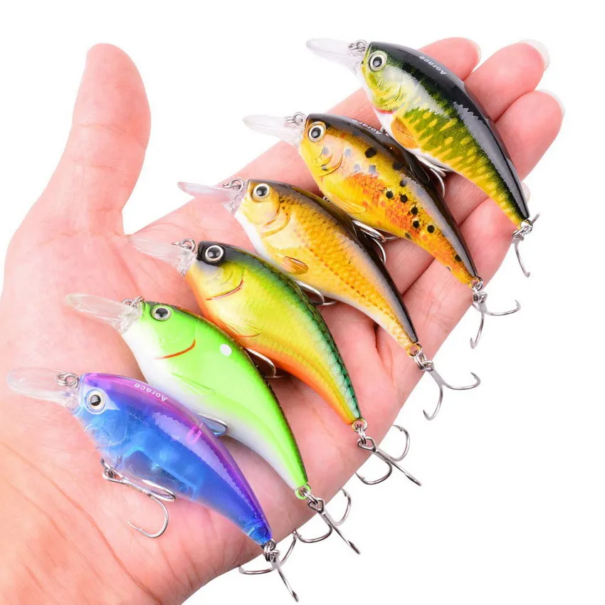 1 шт. воблер с крючком для рыбной ловли г 8 см приманки в виде гольяна