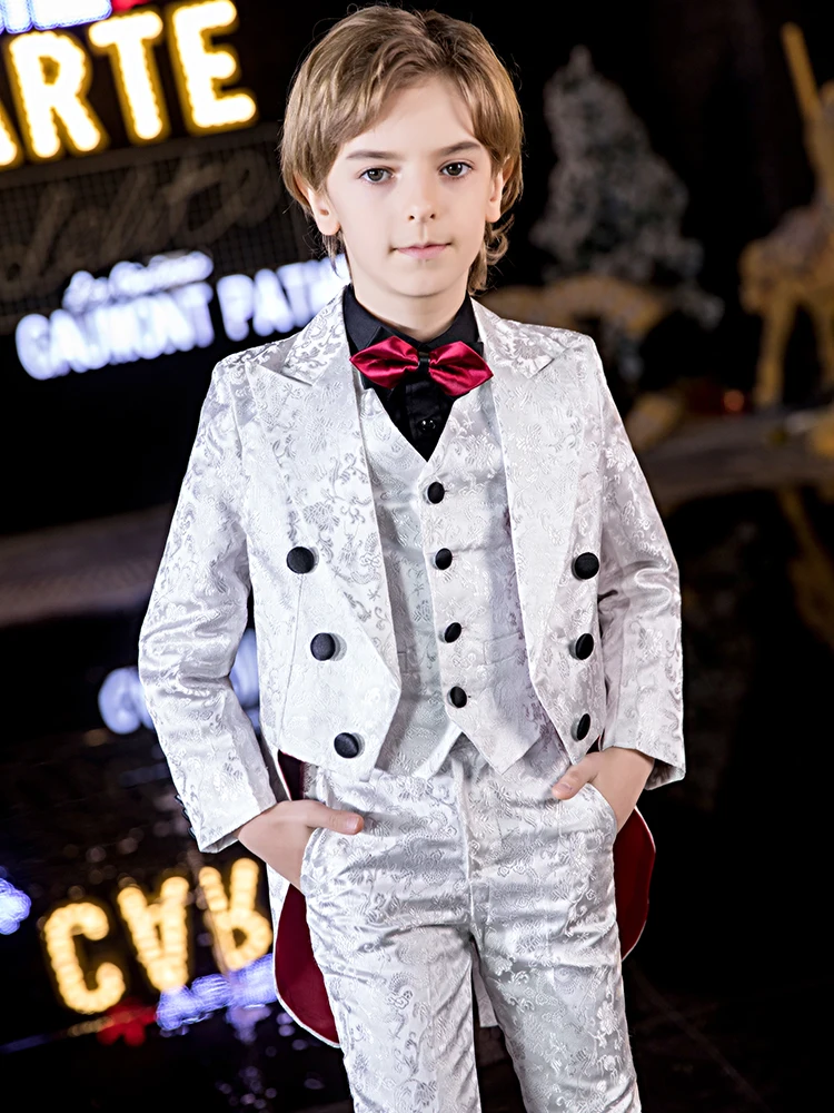 YuanLu/костюмы для мальчиков смокинг блейзер свадебной вечеринки праздничный