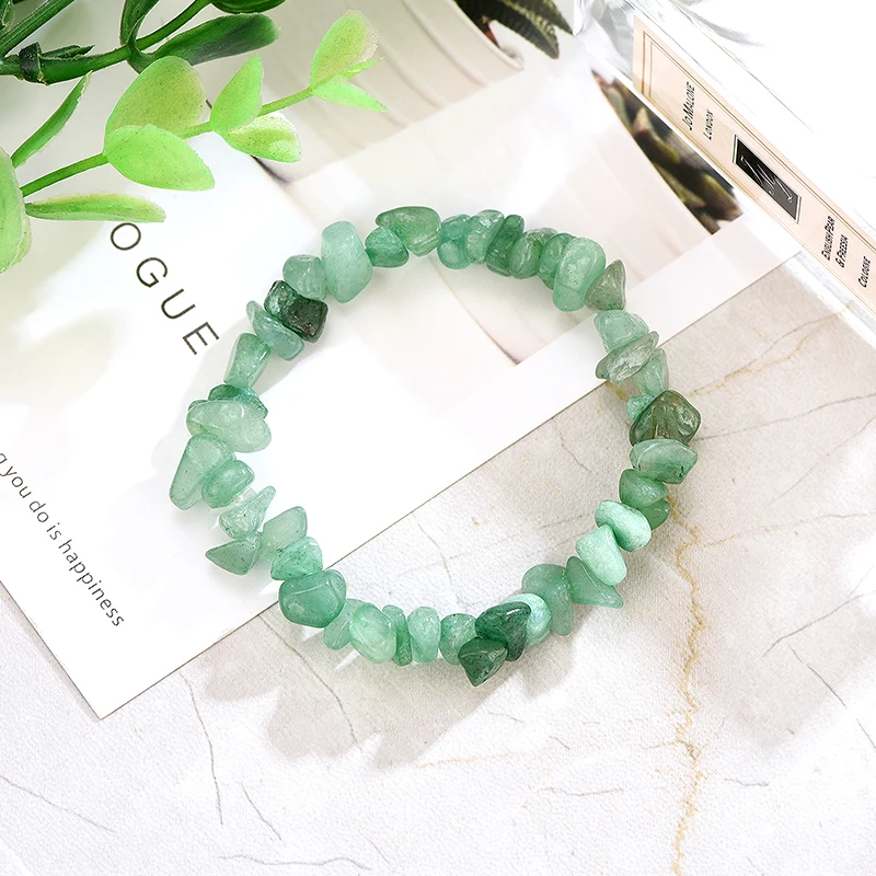 2019 Модный женский браслет с натуральными цветными кристаллами | Украшения и