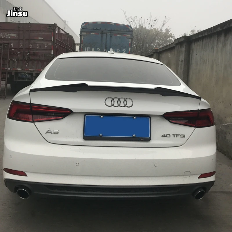 M4 Стиль углеродное волокно задний спойлер для багажника губа audi a5 sportback 4 двери 2017