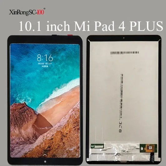 Mipad 4 plus " 10,1" дюймов для Xiao mi Pad 4 Plus ЖК-дисплей сенсорный экран панель для mi Pad 4 Plus дигитайзер планшет для mi pad ЖК-матрица - Цвет: Mipad 4 plus