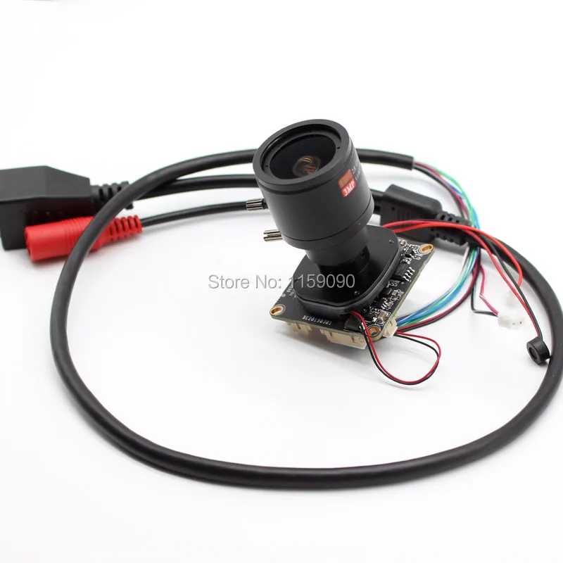 HD 5MP IP CCTV камера 2 8 12 мм объектив модуль 5.0MP Аудио Микрофон сетевой безопасности IPC