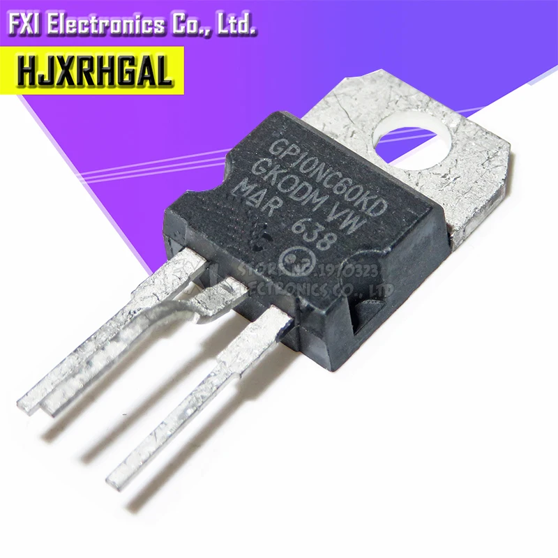 5 шт./лот STGP10NC60KD 10A600V IGBT GP10NC60KD оригинальный аутентичный|igbt 600v|10 pcs |