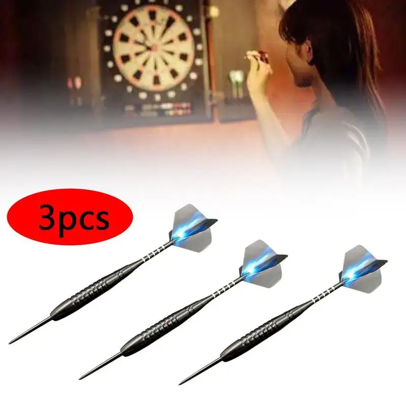3 Piece Set Professional 22g Match All Metal Anti-fall Darts Pin Darts Toy Set Game Special Darts Outdoor Entertainment Products