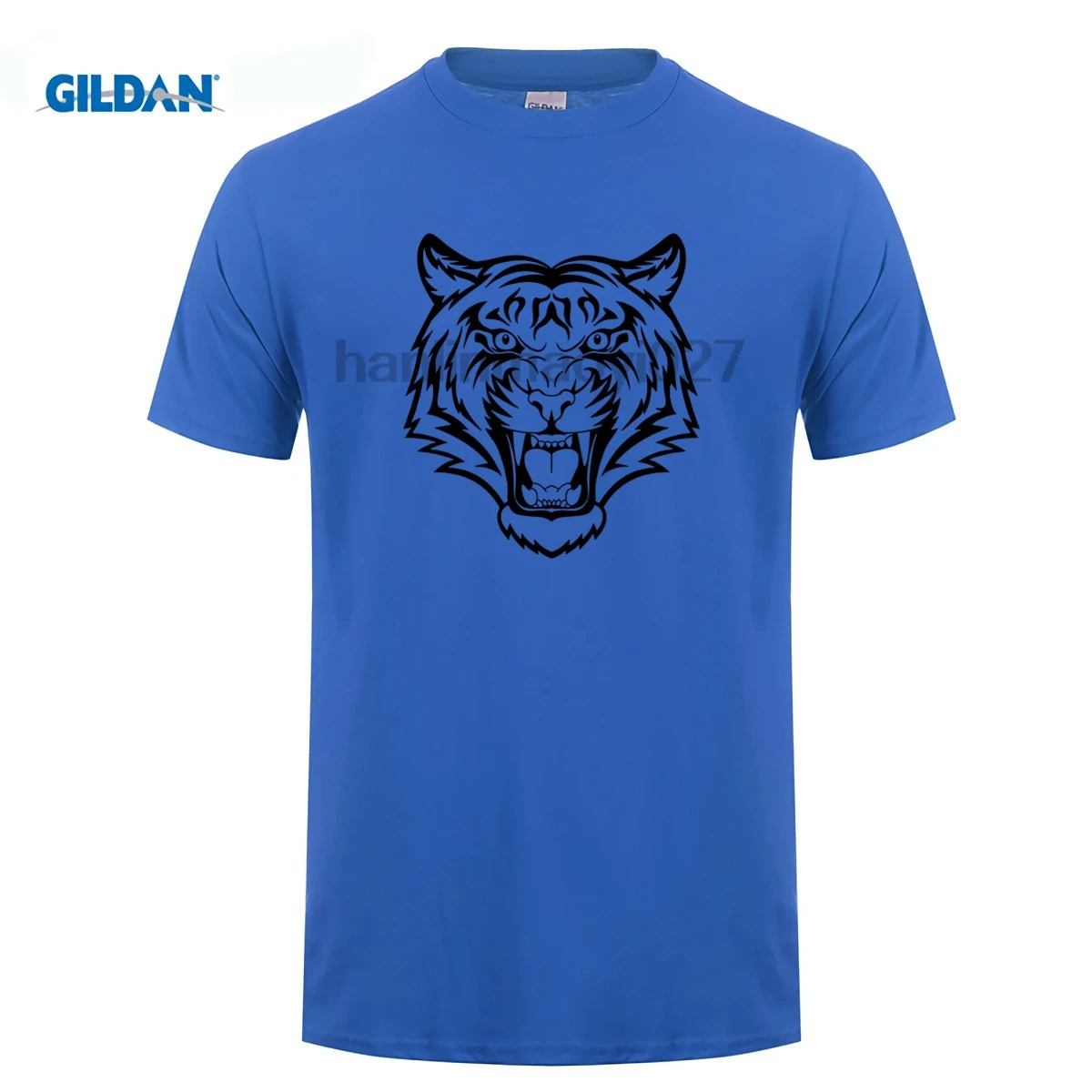 GILDAN Tiger Tattoo футболка 3D тату трикотажная удобная ткань уличный стиль Мужская