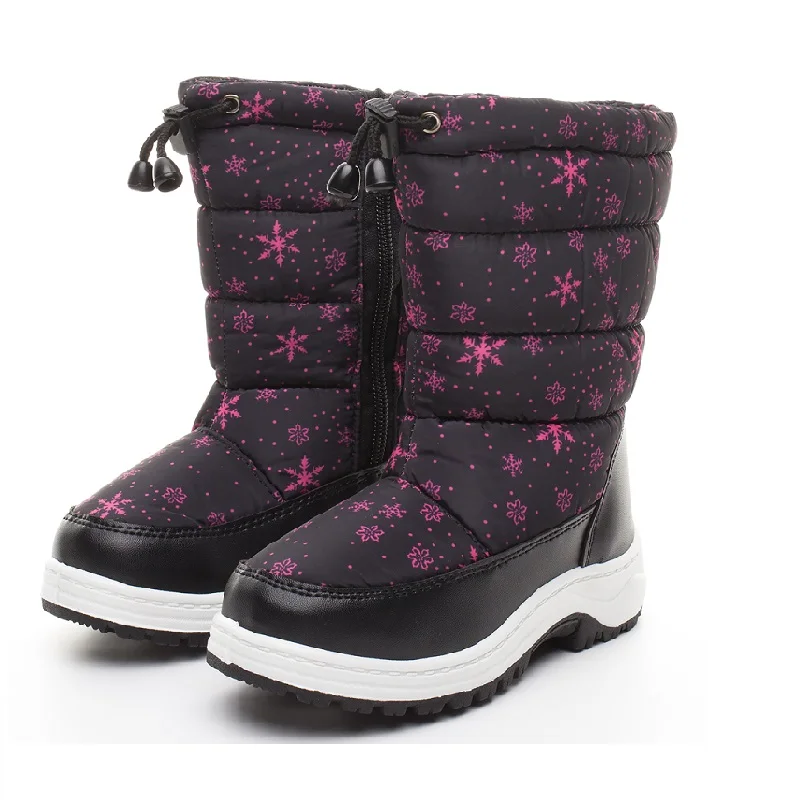 Зимние ботинки для девочек коллекция 2019 года Корейская зимняя детская обувь
