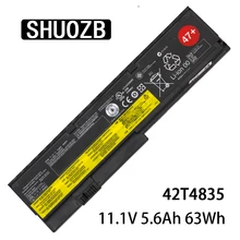 SHUOZB New 42T4835 42T4834 Laptop Battery 10.8V 5.8Ah 36Wh For Lenovo ThinkPad X200 X200S X201 X201S X201I Free Shipping