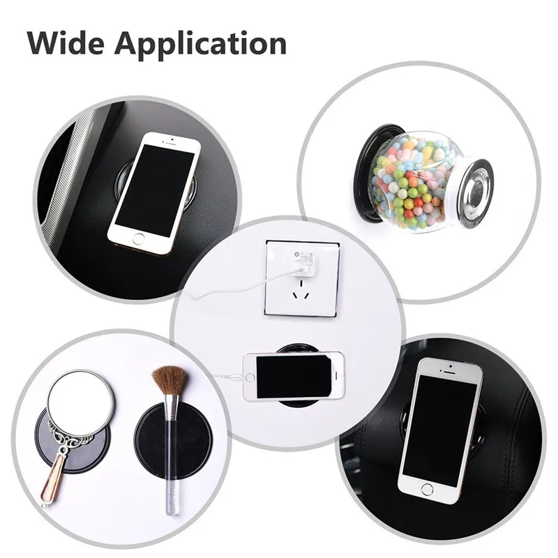 5/10 Pcs Universal Magic Rubber Multi-Function Wall Sticker Pad Mobile Phone Holder Car Bracket Pods Gel Pads 5cm