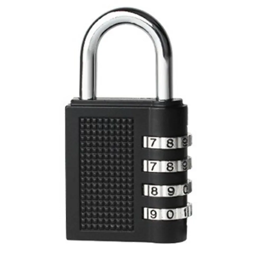 4 замок с цифровым шифром тренажерный зал школа безопасности чемодан багаж