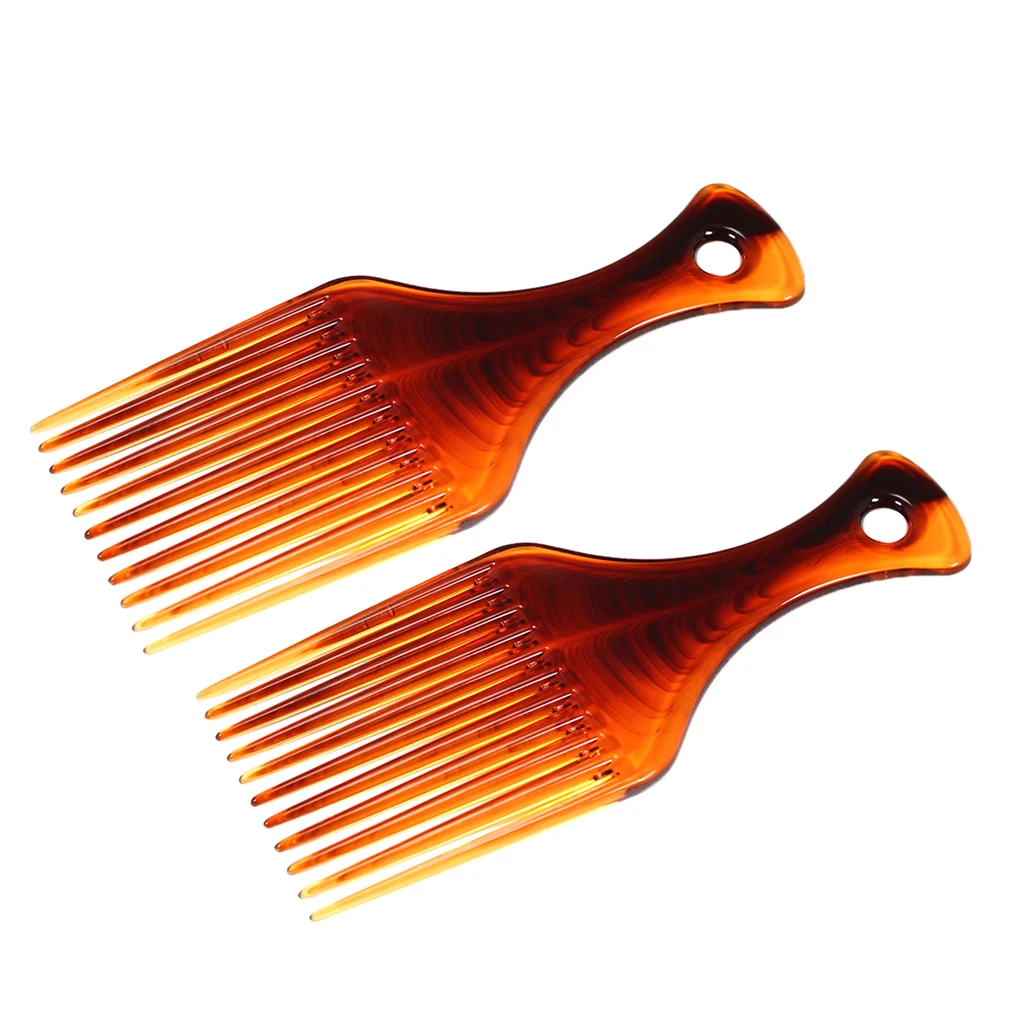 2pcs Hair Pick Comb Men and Women Smooth Afro Lift for Back Hairstyle - High Quality | Красота и здоровье