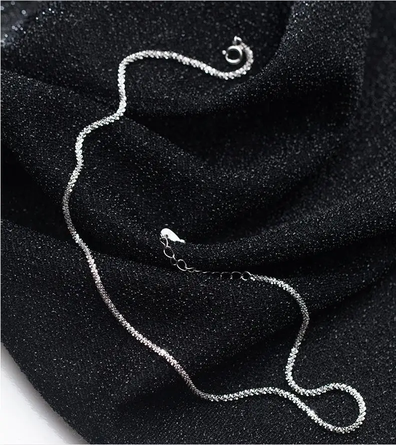

Silver Choker Necklaces 925 Sterling Silver Chain Necklaces