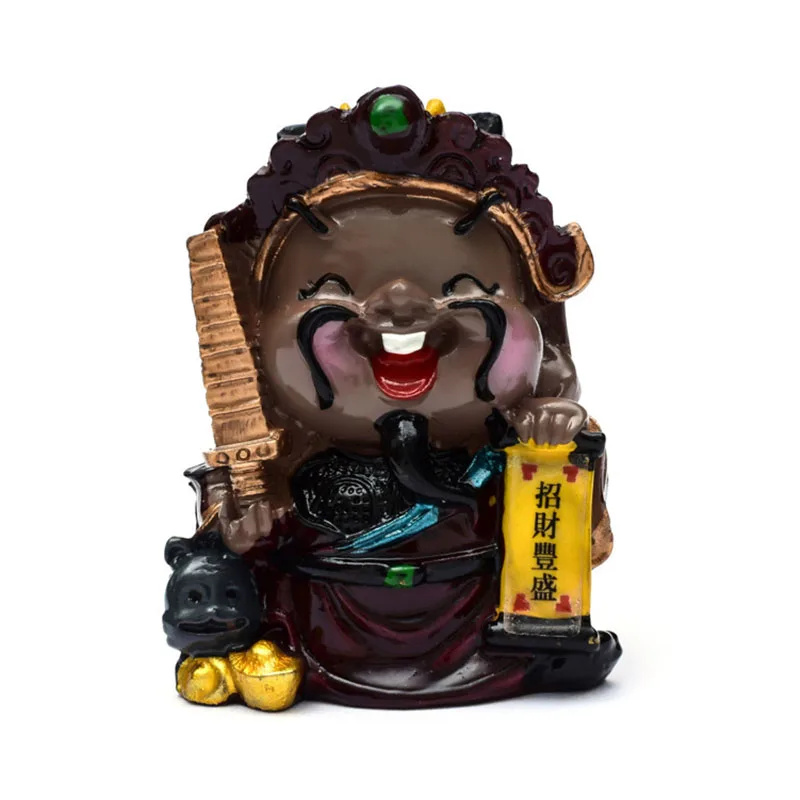 Strongwell китайская версия Q статуэтки бога богатства из смолы куклы на пять дорог