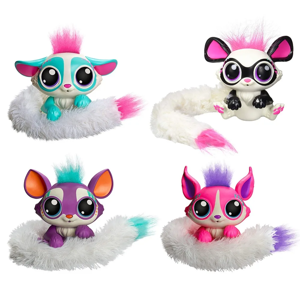 Плюшевая игрушка Lil Gleemerz Acousto-optic Touch Interactive Pet волшебный цвет хвост фигурка лисы модель игрушки Дети Рождественские подарки