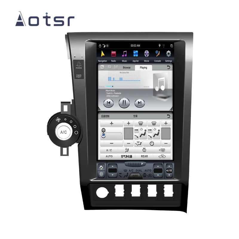 Android 9,0 4 Гб ОЗУ 64 Гб ПЗУ px6 автомобильный dvd-плеер gps навигация для Toyota Tundra Sequoia 2007-2011 головное устройство стерео радио автомобиль