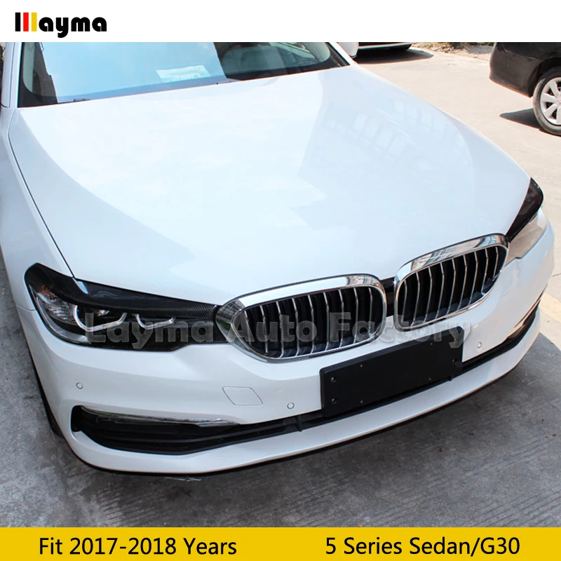 Автомобильные брови из углеродного волокна для BMW 5 серии 525i 4 Двери Седан G30 2017 - 2020