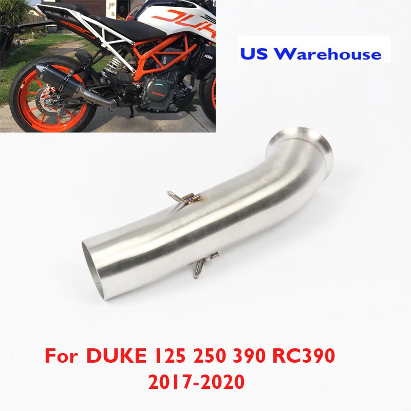 

Соединительная труба для выхлопной трубы мотоцикла средняя Соединительная труба слипоны выхлопная система для KTM DUKE 125 250 390 RC390 2017-2020