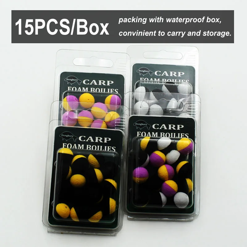 Наживка рыболовная плавающая для ловли карпа двухцветная 15 шт. | Спорт и