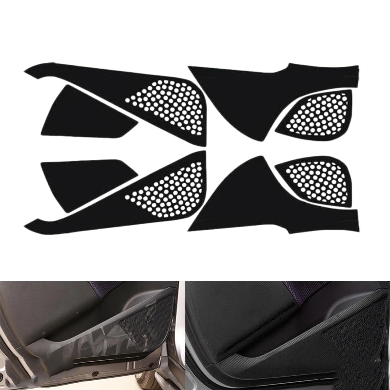 

Car Door Panel Anti-Kick Stickers Dust-Proof Cover Interior Car Accessories Styling for Toyota CHR C-HR 2017 2018