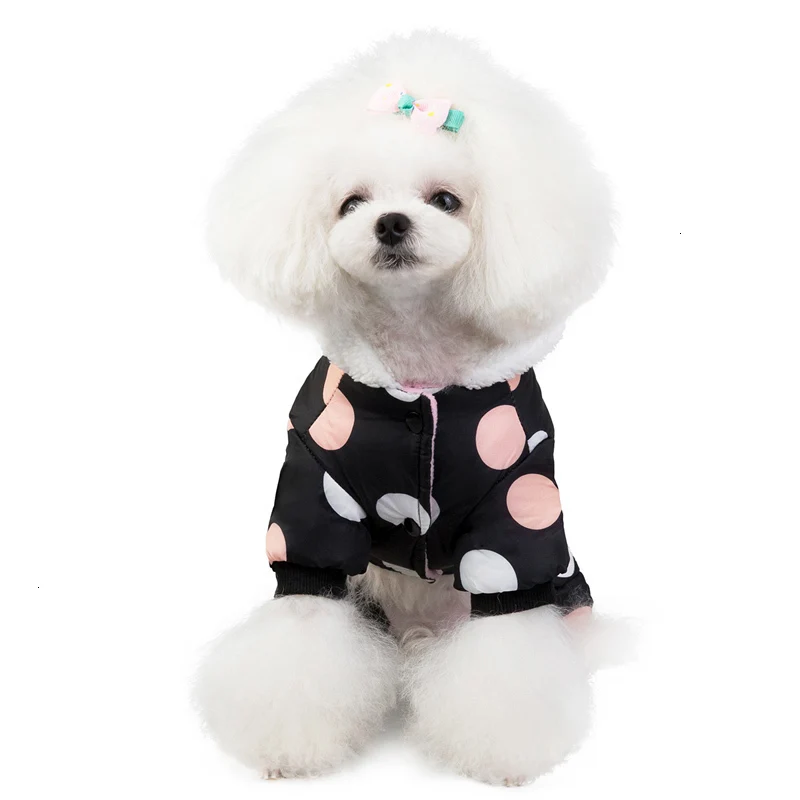 Fashion Pet Small Dog Clothes Winter Warm Dog Jacket Harness Chihuahua Puppy Coats XS-XL