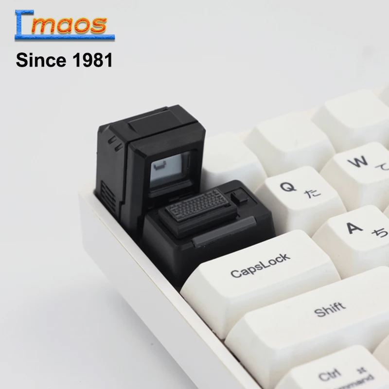 

MINI Macintosh Keycaps Personalized Translucent Keycaps Classic Retro Apple MAC Designer Cute Hat Mechanical Keyboard Keycaps