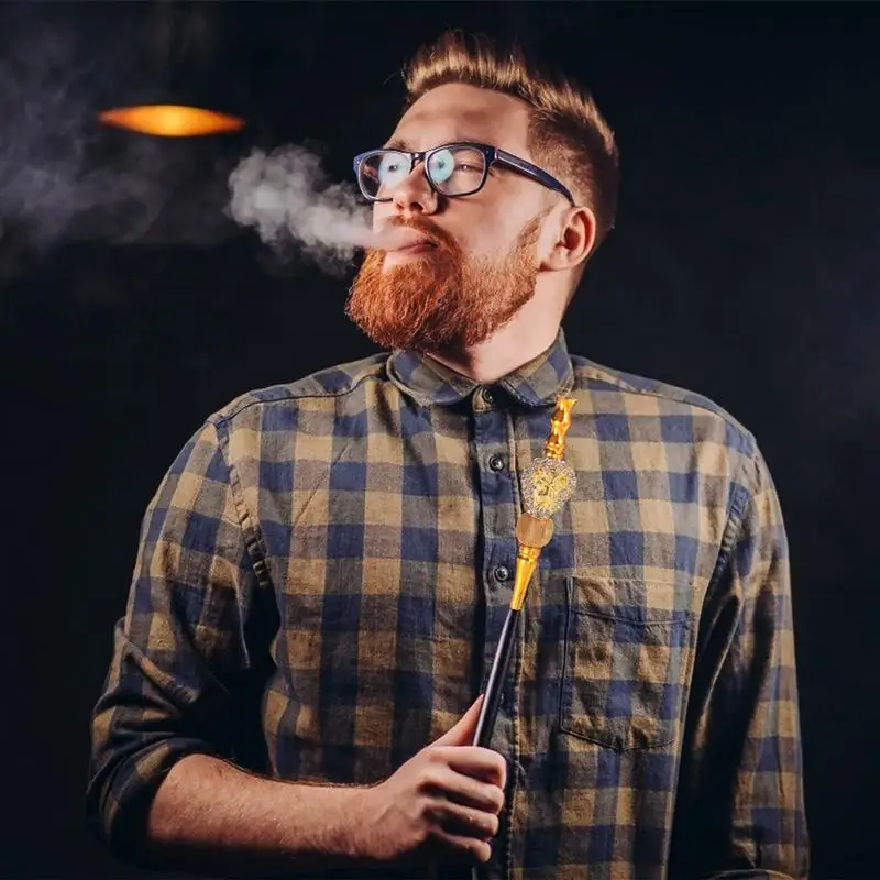 

1pc Shisha Mouthpiece Hookah Aluminum Alloy Mouth Tip Hookah Suction Nozzle