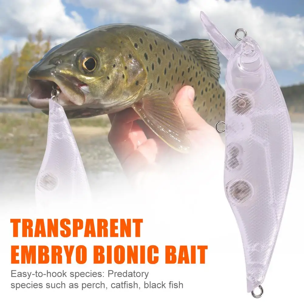 ABS уличные рыболовные аксессуары воблеры неокрашенные жесткие чистые приманки