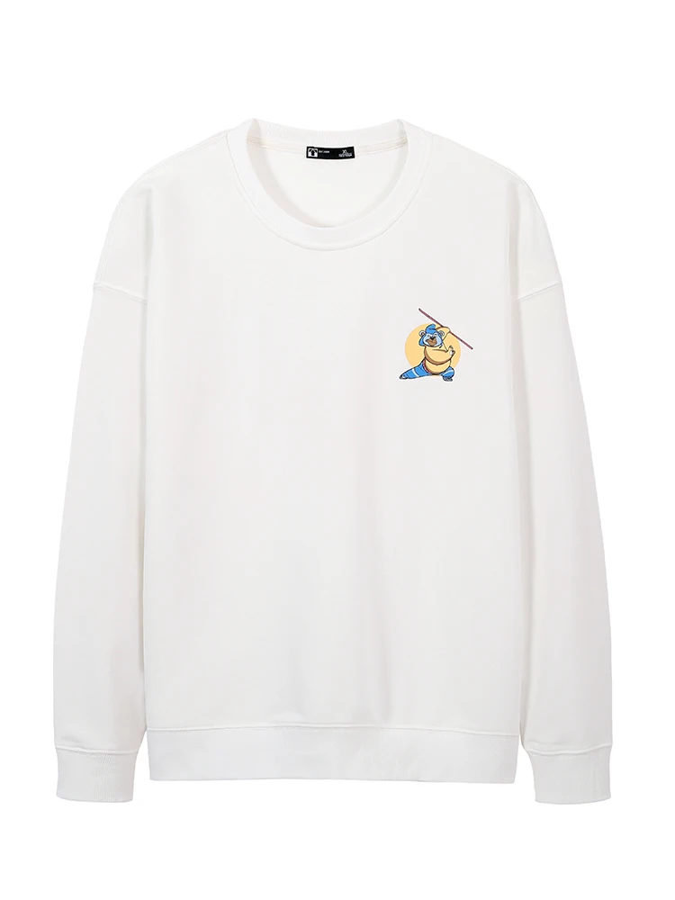 Pioneer Camp Anime Kung fu pattern Hoodies Men Graphic O Neck Casual Streetwear Autumn Chino Kunfu Sweatshirt AWY906366 | Мужская одежда