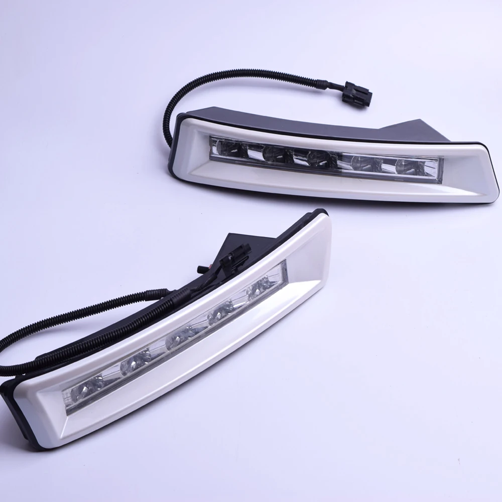 

Автомобильные светодиодные дневные ходовые огни ECAHAYAKU, 1 пара, для Toyota Prado J150 2010-2013, с подтяжкой лица, Land Cruiser 2700/4000, 12 В постоянного тока