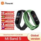 Умный Браслет Xiaomi Mi Band 5, цветной Водонепроницаемый Фитнес-трекер с AMOLED экраном, Bluetooth