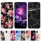 Чехлы для телефонов Samsung Galaxy A01, A11, A51, A71, A91, чехол из ТПУ с узором, Мягкая силиконовая задняя крышка для Samsung A 01, 11, 51, 71, 91, чехол