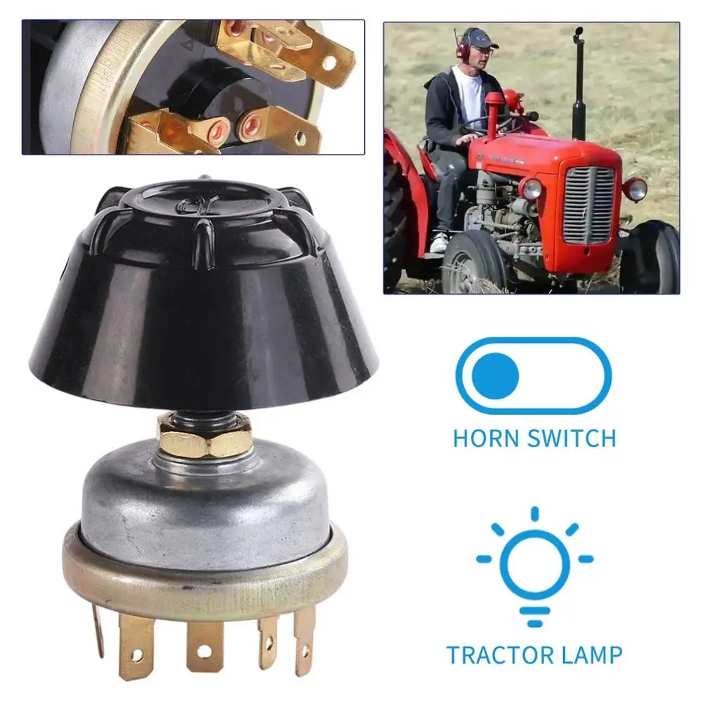 Tractor Light/Horn Switch Fits for David Brown International Massey Ferguson