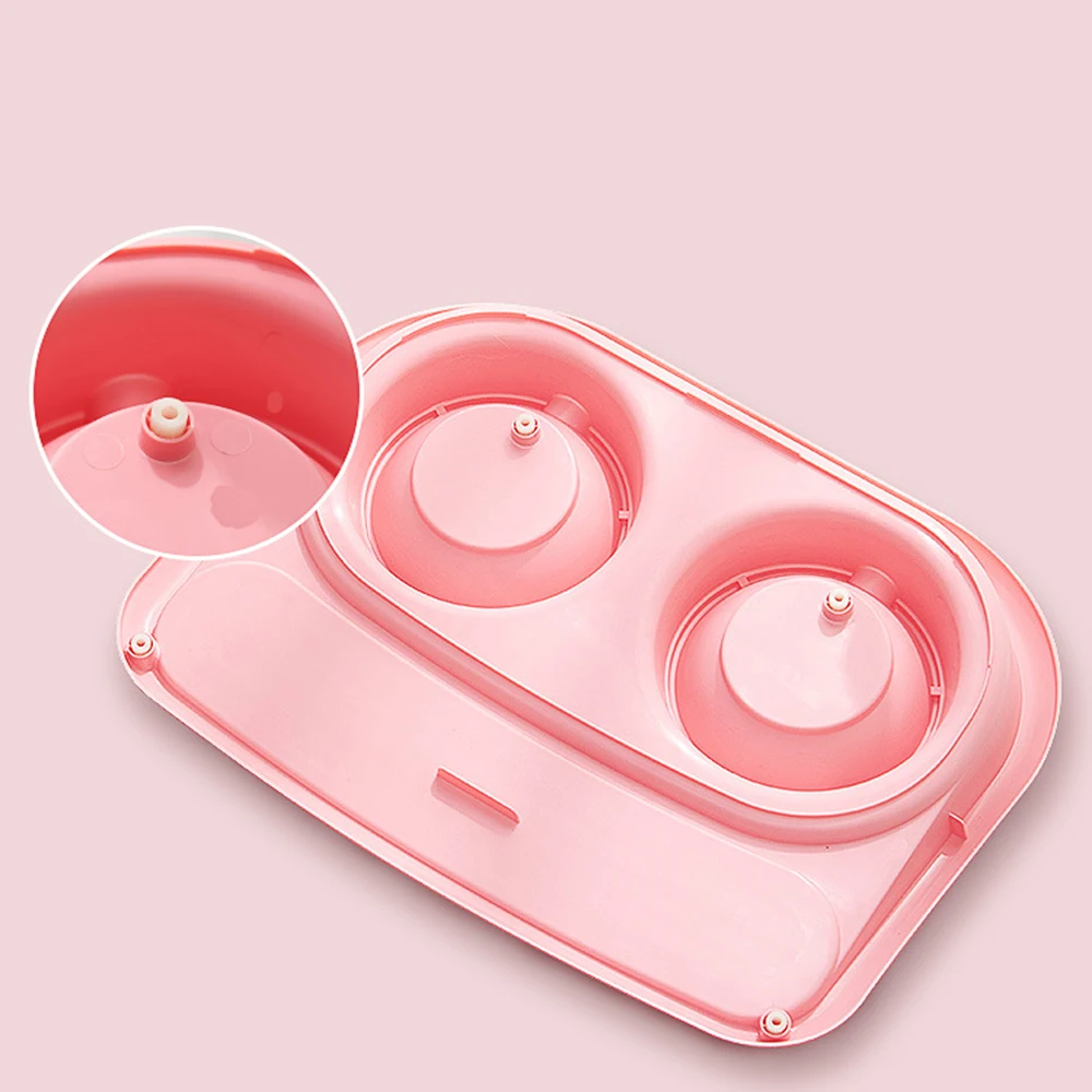 Акция домик для собак и кошек миска розовые/коричневые/синие товары домашних