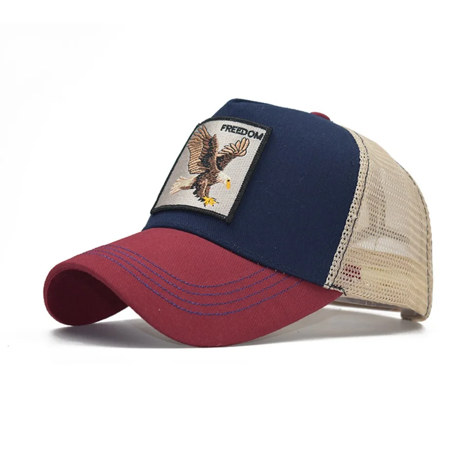 

Бейсболка с вышивкой животных в стиле хип-хоп