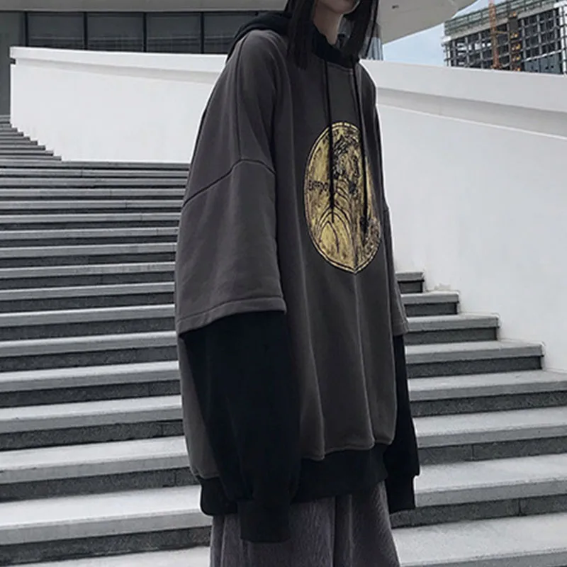 Женские толстовки толстовка с длинным рукавом и принтом Повседневная Толстовка