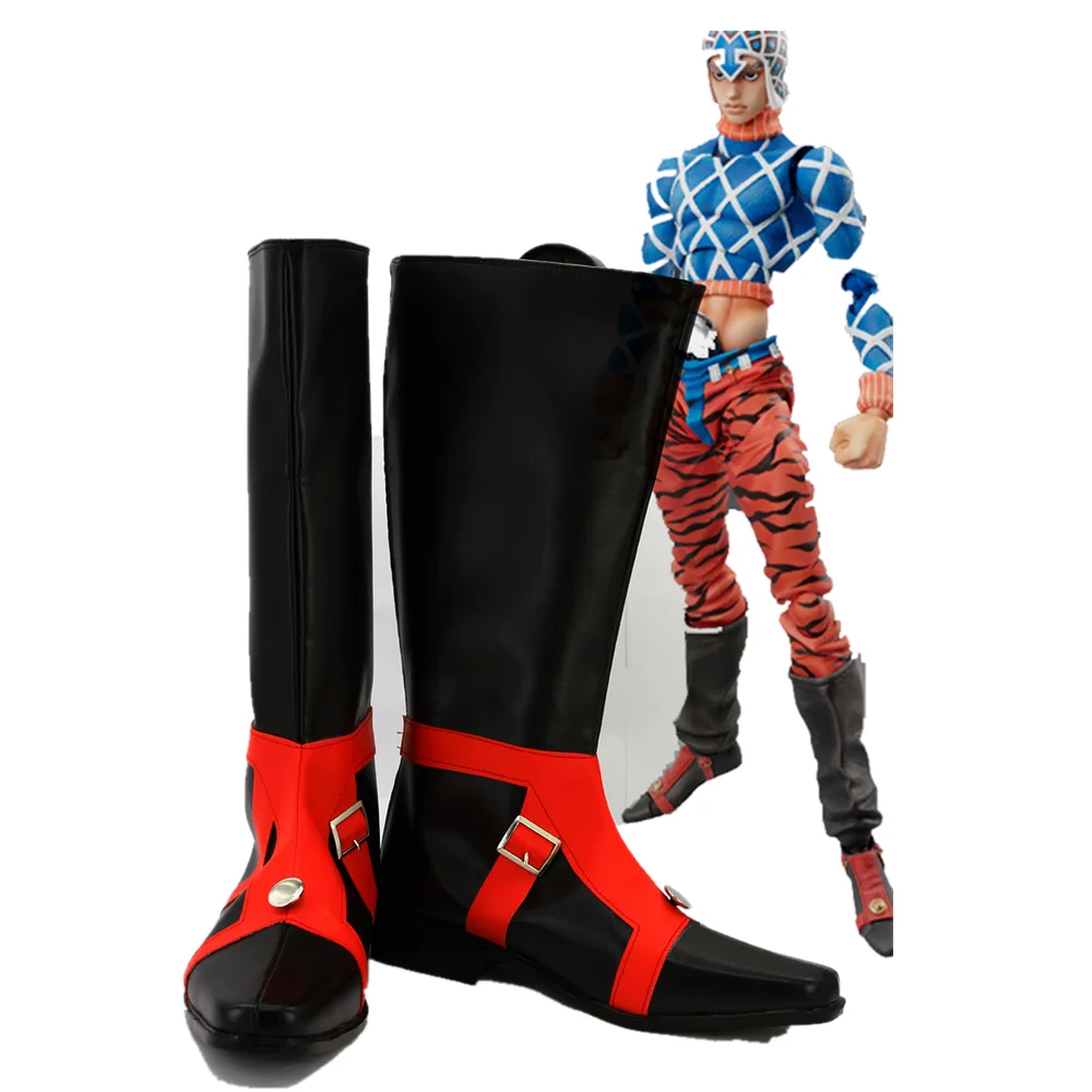 Сапоги для косплея из аниме Невероятные приключения Джоджо обувь Гидо мисты