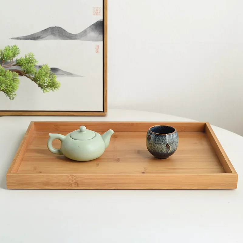 

Bamboo tray, Japanese fruit plate, snack plate, hotel cup plate, household tea plate, dinner plate, bread tray
